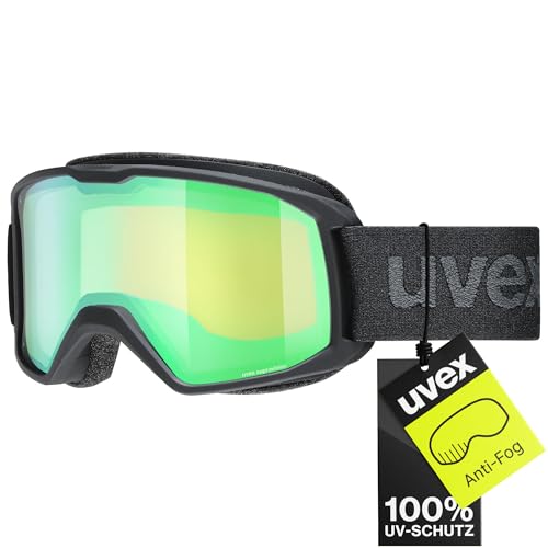 uvex elemnt FM - Skibrille für Damen und Herren - vergrößertes, beschlagfreies Sichtfeld - zugfreie Rahmenbelüftung - black matt/green-LGL - one size uvex elemnt FM - Skibrille für Damen und Herren - vergrößertes, beschlagfreies Sichtfeld - zugfreie Rahmenbelüftung - black matt/green-LGL - one size von Uvex