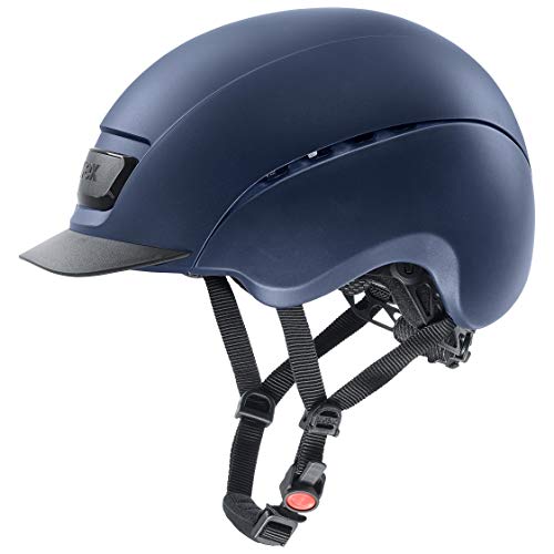 uvex elexxion - robuster Reithelm für Damen und Herren - individuelle Größenanpassung - optimale Belüftung - blue matt-blue matt - 57-59 cm von Uvex