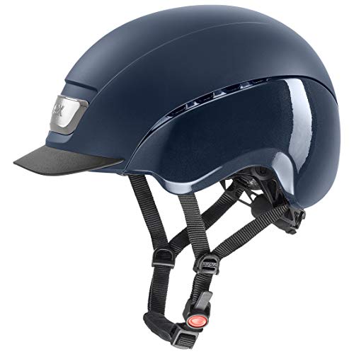 uvex elexxion pro - robuster Reithelm für Damen und Herren - individuelle Größenanpassung - optimale Belüftung - blue matt-blue shiny - 59 cm uvex elexxion pro - robuster Reithelm für Damen und Herren - individuelle Größenanpassung - optimale Belüftung - blue matt-blue shiny - 59 cm von Uvex