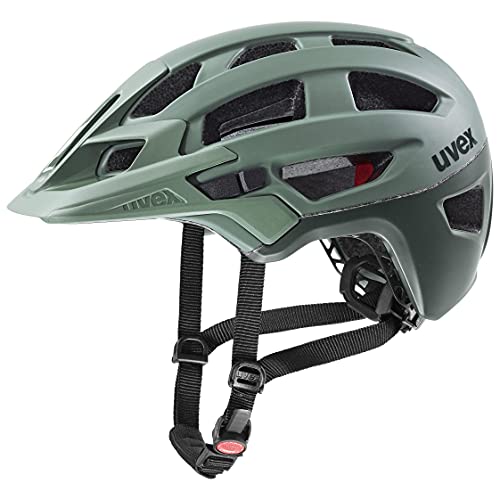 uvex finale 2.0 - sicherer MTB-Helm für Damen und Herren - individuelle Größenanpassung - erweiterbar mit LED-Licht - moss green matt - 52-57 cm von Uvex