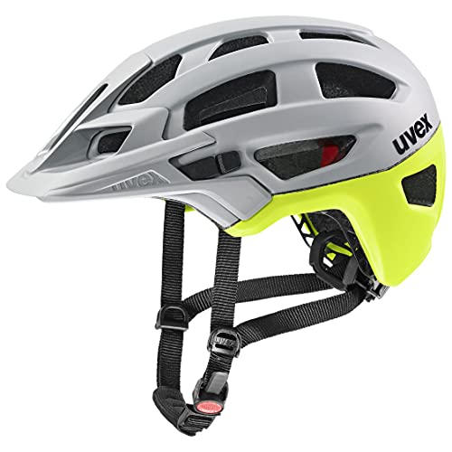 uvex finale 2.0 - sicherer MTB-Helm für Damen und Herren - individuelle Größenanpassung - erweiterbar mit LED-Licht - rhino - neon yellow matt - 52-57 cm von Uvex