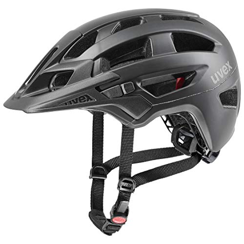 uvex finale 2.0 Tocsen - sicherer MTB-Helm für Damen und Herren - inkl. Tocsen-Sturzsensor - individuelle Größenanpassung - black matt - 52-57 cm von Uvex