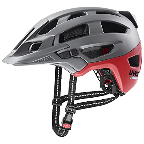 uvex finale light 2.0 - sicherer City-Helm für Damen und Herren - inkl. LED-Licht - autom. Lichtsensor - silver red matt - 52-57 cm uvex finale light 2.0 - sicherer City-Helm für Damen und Herren - inkl. LED-Licht - autom. Lichtsensor - silver red matt - 52-57 cm von Uvex