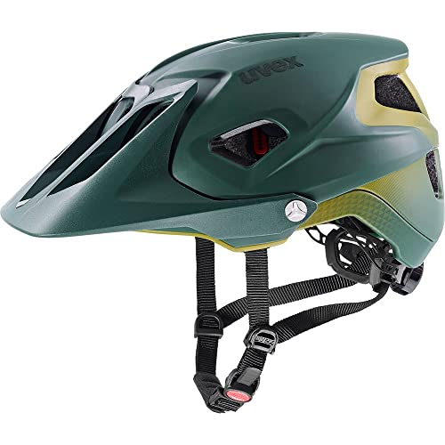 uvex quatro integrale Tocsen - extrem leichter MTB-Helm für Damen und Herren - inkl. Tocsen-Sturzsensor - individuelle Größenanpassung - forest - mustard matt - 52-57 cm uvex quatro integrale Tocsen - extrem leichter MTB-Helm für Damen und Herren - inkl. Tocsen-Sturzsensor - individuelle Größenanpassung - forest - mustard matt - 52-57 cm von Uvex