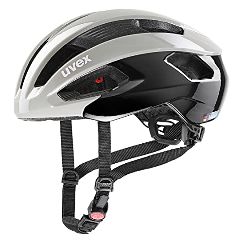 uvex rise - sicherer Performance-Helm für Damen und Herren - individuelle Größenanpassung - optimierte Belüftung - sand - black - 52-56 cm von Uvex