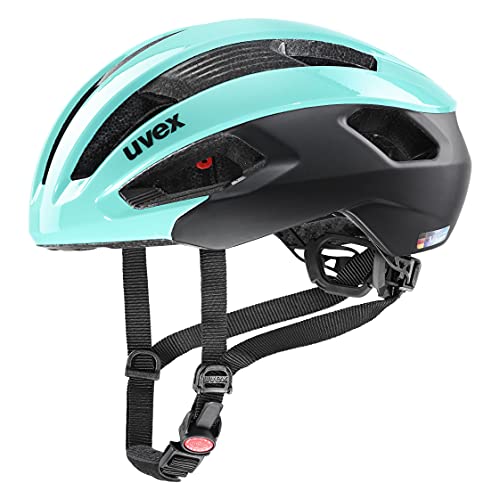 uvex rise cc - sicherer Performance-Helm für Damen und Herren - individuelle Größenanpassung - optimierte Belüftung - aqua - black - 52-56 cm uvex rise cc - sicherer Performance-Helm für Damen und Herren - individuelle Größenanpassung - optimierte Belüftung - aqua - black - 52-56 cm von Uvex