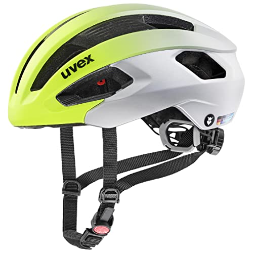 uvex rise cc Tocsen - sicherer Performance-Helm für Damen und Herren - inkl. Tocsen-Sturzsensor - optimierte Belüftung - neon yellow - silver matt - 52-56 cm uvex rise cc Tocsen - sicherer Performance-Helm für Damen und Herren - inkl. Tocsen-Sturzsensor - optimierte Belüftung - neon yellow - silver matt - 52-56 cm von Uvex