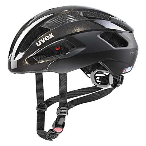 uvex rise cc Women's Edition - sicherer Performance-Helm für Damen - individuelle Größenanpassung - optimierte Belüftung - black - goldflakes matt - 56-59 cm uvex rise cc Women's Edition - sicherer Performance-Helm für Damen - individuelle Größenanpassung - optimierte Belüftung - black - goldflakes matt - 56-59 cm von Uvex