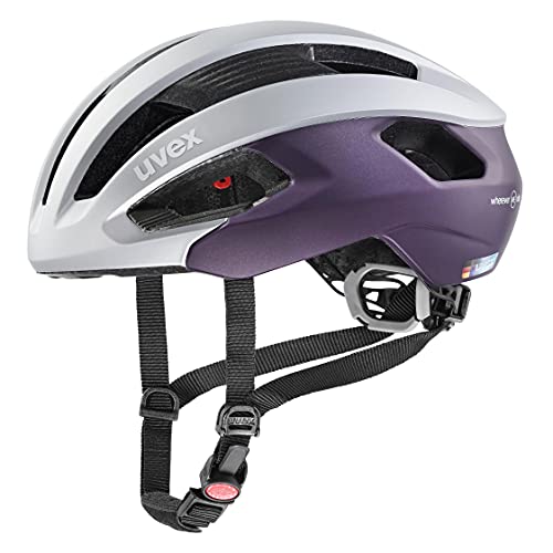 uvex rise cc Women's Edition - sicherer Performance-Helm für Damen - individuelle Größenanpassung - optimierte Belüftung - silver - plum matt - 52-56 cm uvex rise cc Women's Edition - sicherer Performance-Helm für Damen - individuelle Größenanpassung - optimierte Belüftung - silver - plum matt - 52-56 cm von Uvex