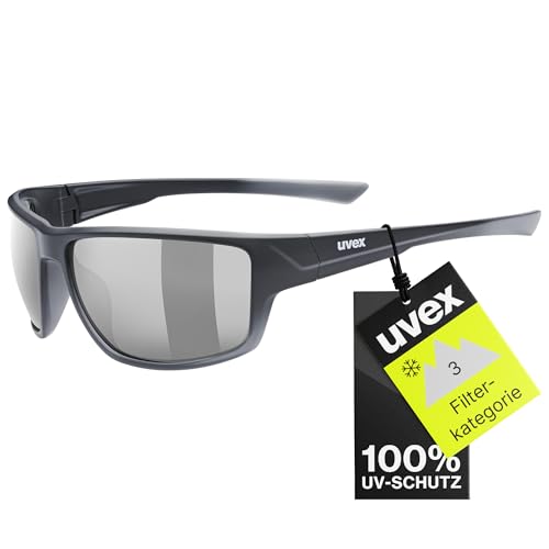 Uvex sportstyle 230 - Sportbrille für Damen und Herren - verspiegelt - Filterkategorie 3 - black matt/silver - one size Uvex sportstyle 230 - Sportbrille für Damen und Herren - verspiegelt - Filterkategorie 3 - black matt/silver - one size von Uvex
