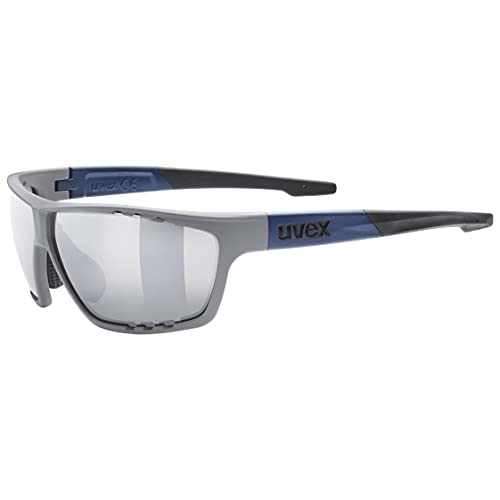 uvex Unisex – Erwachsene, sportstyle 706 Sportbrille, rhino deep space matt/silver, one size von Uvex