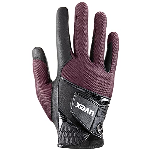 Uvex sumair - Flexibler Reithandschuh für Damen und Herren - strapazierfähig - optimale Belüftung - Black-Burgundy - 6.5 Uvex sumair - Flexibler Reithandschuh für Damen und Herren - strapazierfähig - optimale Belüftung - Black-Burgundy - 6.5 von Uvex