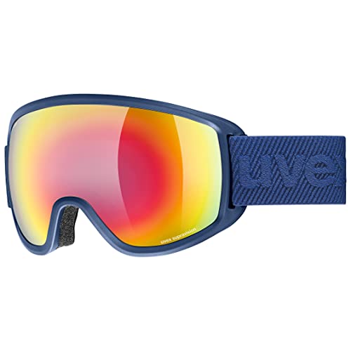 uvex topic FM sphere - Skibrille für Damen und Herren - verzerrungs- & beschlagfrei - verzerrungsfreie Sicht - navy matt/rainbow-rose - one size uvex topic FM sphere - Skibrille für Damen und Herren - verzerrungs- & beschlagfrei - verzerrungsfreie Sicht - navy matt/rainbow-rose - one size von Uvex