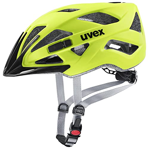 uvex touring cc - leichter Allround-Helm für Damen und Herren - individuelle Größenanpassung - erweiterbar mit LED-Licht - neon yellow matt - 52-57 cm von Uvex