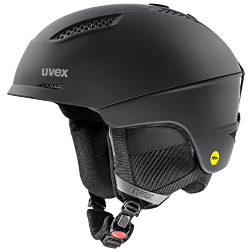 uvex ultra MIPS - Skihelm für Damen und Herren - MIPS-Sysytem - individuelle Größenanpassung - all black matt - 55-59 cm von Uvex