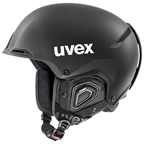 uvex Jakk+ IAS - Skihelm für Damen und Herren - individuelle Größenanpassung - optimierte Belüftung - black matt - 55-59 cm von Uvex
