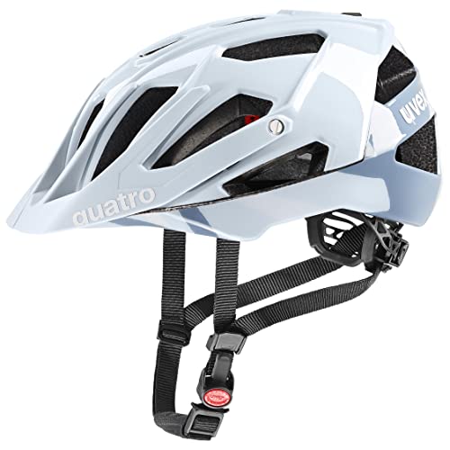 uvex quatro - sicherer MTB-Helm für Damen und Herren - individuelle Größenanpassung - verstellbarer Schirm - cloud-camo - 56-61 cm von Uvex