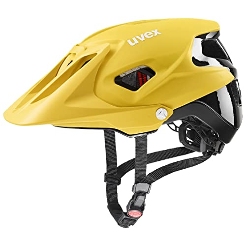 uvex quatro integrale - extrem leichter MTB-Helm für Damen und Herren - individuelle Größenanpassung - verstellbarer Schirm - sunbee-black matt - 52-57 cm von Uvex