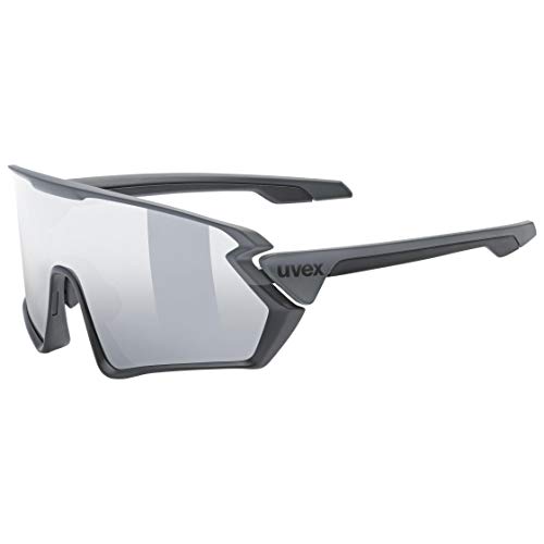 Uvex sportstyle 231 - Sportbrille für Damen und Herren - guter Schutz vor Sonnenstrahlung - druckfreier Sitz & perfekter Halt - black-grey matt/mirror silver - one size Uvex sportstyle 231 - Sportbrille für Damen und Herren - guter Schutz vor Sonnenstrahlung - druckfreier Sitz & perfekter Halt - black-grey matt/mirror silver - one size von Uvex