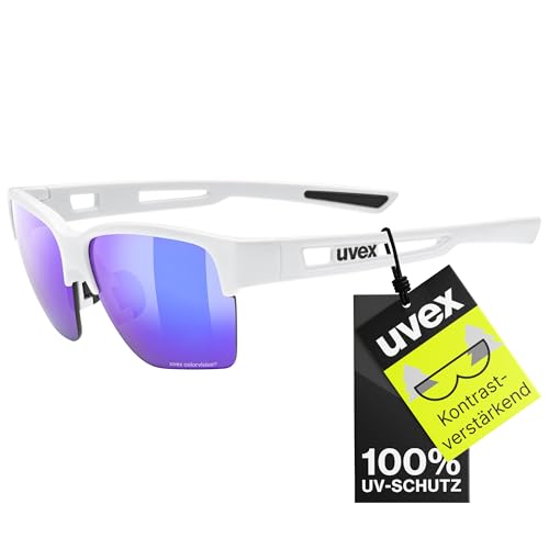 Uvex sportstyle 805 CV - Outdoorbrille für Damen und Herren - verspiegelt - konstraststeigernd - white/plasma daily - one size Uvex sportstyle 805 CV - Outdoorbrille für Damen und Herren - verspiegelt - konstraststeigernd - white/plasma daily - one size von Uvex