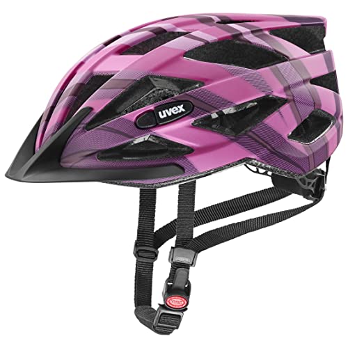 uvex air wing cc - leichter Allround-Helm für Damen und Herren - individuelle Größenanpassung - erweiterbar mit LED-Licht - plum-pink - 56-60 cm von Uvex