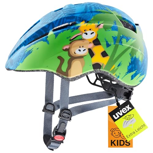 uvex Kid 2 cc - Leichter Kinder-Helm für Kinder - individuelle Größenanpassung - erweiterbar mit LED-Licht - jungle - 46-52 cm uvex Kid 2 cc - Leichter Kinder-Helm für Kinder - individuelle Größenanpassung - erweiterbar mit LED-Licht - jungle - 46-52 cm von Uvex
