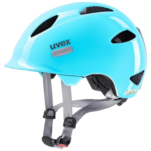 uvex oyo - leichter Fahrradhelm für Kinder - individuelle Größenanpassung - erweiterbar mit LED-Licht - cloud blue - grey - 45-50 cm uvex oyo - leichter Fahrradhelm für Kinder - individuelle Größenanpassung - erweiterbar mit LED-Licht - cloud blue - grey - 45-50 cm von Uvex