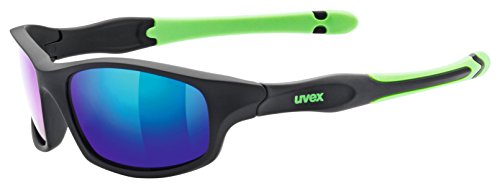 Uvex sportstyle 507 - Sonnenbrille für Kinder - verspiegelt - inkl. Kopfband - black matt green/green - one size Uvex sportstyle 507 - Sonnenbrille für Kinder - verspiegelt - inkl. Kopfband - black matt green/green - one size von Uvex