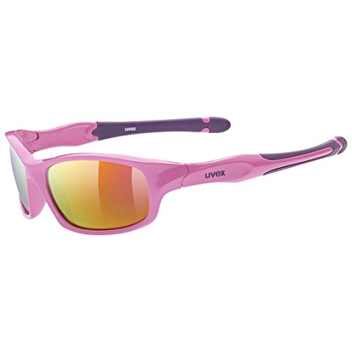 uvex sportstyle 507 - Sonnenbrille für Kinder - verspiegelt - inkl. Kopfband - pink purple/pink - one size von Uvex