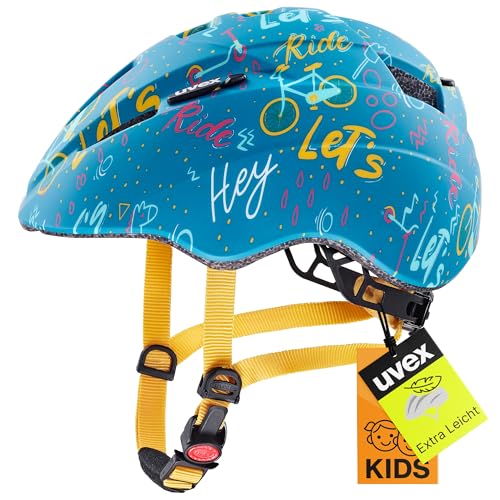 uvex Kid 2 cc - Leichter Kinder-Helm für Kinder - individuelle Größenanpassung - erweiterbar mit LED-Licht - Let's Ride - 46-52 cm uvex Kid 2 cc - Leichter Kinder-Helm für Kinder - individuelle Größenanpassung - erweiterbar mit LED-Licht - Let's Ride - 46-52 cm von Uvex