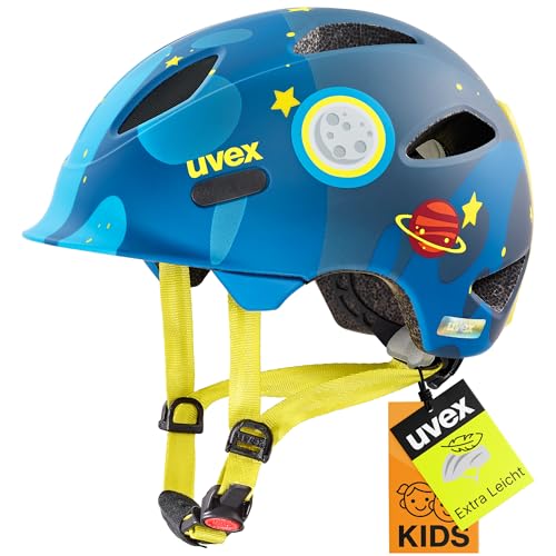 uvex oyo style - leichter Fahrradhelm für Kinder - individuelle Größenanpassung - erweiterbar mit LED-Licht - deep space matt - 50-54 cm von Uvex