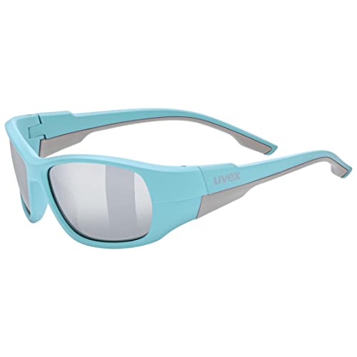 uvex Unisex Kinder, sportstyle 514 Sportbrille, lightblue matt/mirror silver, one size von Uvex