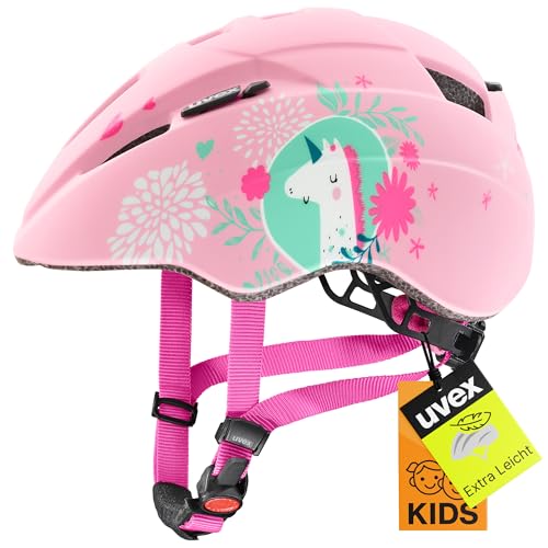 uvex Kid 2 cc - Leichter Kinder-Helm für Kinder - individuelle Größenanpassung - erweiterbar mit LED-Licht - pink unicorn matt - 46-52 cm uvex Kid 2 cc - Leichter Kinder-Helm für Kinder - individuelle Größenanpassung - erweiterbar mit LED-Licht - pink unicorn matt - 46-52 cm von Uvex
