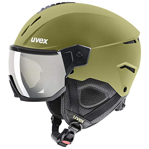 uvex instinct visor - robuster Skihelm für Damen und Herren - Filterkategorie 2 - optimierte Belüftung - crocodile matt - 53-56 cm uvex instinct visor - robuster Skihelm für Damen und Herren - Filterkategorie 2 - optimierte Belüftung - crocodile matt - 53-56 cm von Uvex