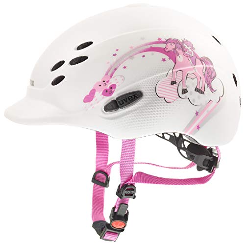 uvex onyxx - leichter Reithelm für Kinder - individuelle Größenanpassung - optimale Belüftung - princess white matt - 49-54 cm uvex onyxx - leichter Reithelm für Kinder - individuelle Größenanpassung - optimale Belüftung - princess white matt - 49-54 cm von Uvex