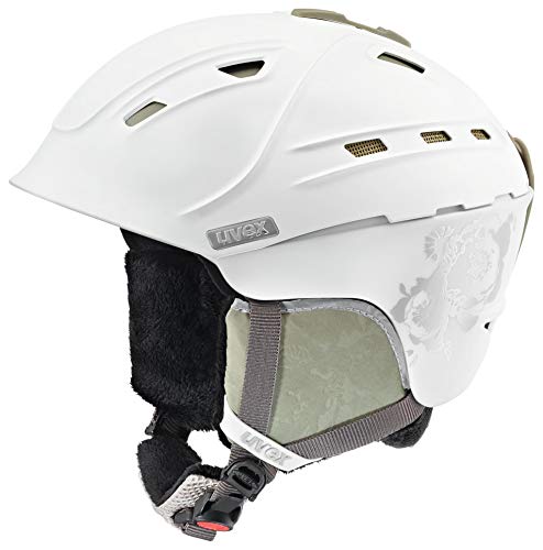 uvex p2us WL - Skihelm für Damen und Herren - individuelle Größenanpassung - optimierte Belüftung - White-Prosecco matt - 51-55 cm uvex p2us WL - Skihelm für Damen und Herren - individuelle Größenanpassung - optimierte Belüftung - White-Prosecco matt - 51-55 cm von Uvex