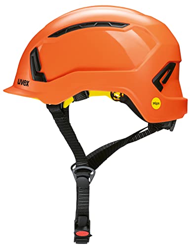 uvex pronamic Alpine Schutzhelm mit MIPS-Sicherheitssystem - Schutz und Dynamik - Damen/Herren - hi-viz orange von Uvex