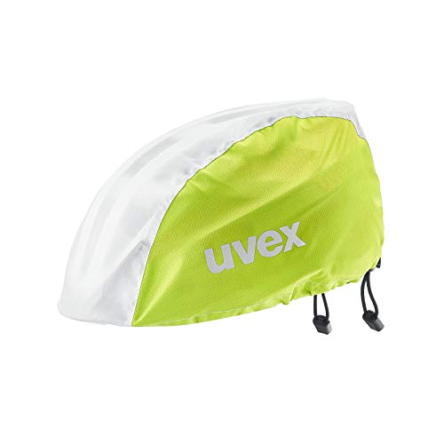 uvex rain cap bike Fahrradmütze - wind- & wasserabweisend - flexible Passform - lime-white - L/XL von Uvex