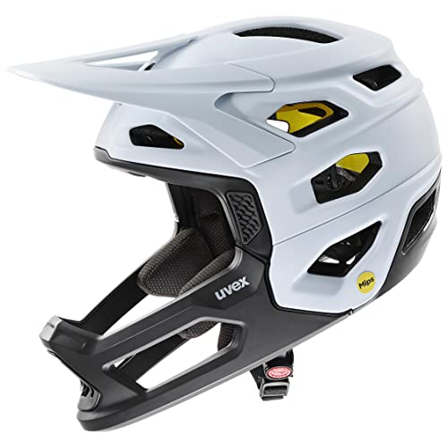 uvex revolt MIPS - extrem leichter MTB-Helm für Damen und Herren - MIPS-Sysytem - individuelle Größenanpassung - cloud-black matt - 52-57 cm von Uvex