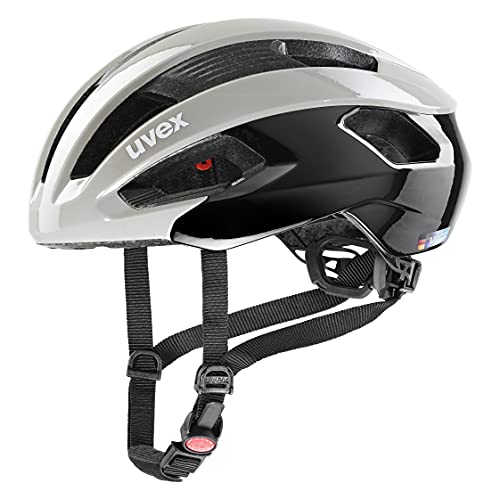 uvex rise - sicherer Performance-Helm für Damen und Herren - individuelle Größenanpassung - optimierte Belüftung - sand - black - 56-59 cm von Uvex