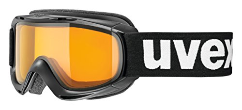 uvex slider LGL - Skibrille für Kinder - konstrastverstärkend - vergrößertes, beschlagfreies Sichtfeld - black/lasergold lite-clear - one size uvex slider LGL - Skibrille für Kinder - konstrastverstärkend - vergrößertes, beschlagfreies Sichtfeld - black/lasergold lite-clear - one size von Uvex