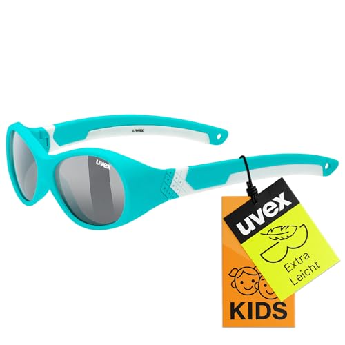 Uvex sportstyle 510 - Sonnenbrille für Kinder - starker Schutz vor Sonnenstrahlung - druckfreier Sitz & perfekter Halt - turquoise white/smoke - one size Uvex sportstyle 510 - Sonnenbrille für Kinder - starker Schutz vor Sonnenstrahlung - druckfreier Sitz & perfekter Halt - turquoise white/smoke - one size von Uvex