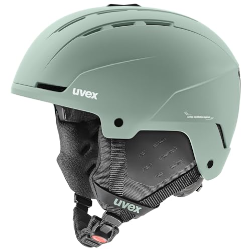 uvex Stance - robuster Skihelm für Damen und Herren - individuelle Größenanpassung - optimierte Belüftung - Oxid Green matt - 58-62 cm von Uvex