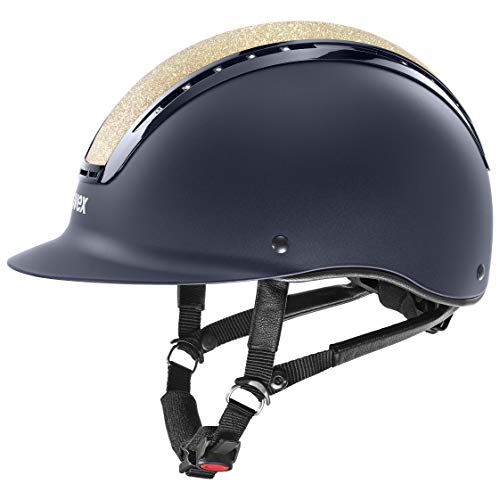 uvex suxxeed starshine - robuster Reithelm für Damen und Herren - individuelle Größenanpassung - optimale Belüftung - navy-champagner - 55-56 cm uvex suxxeed starshine - robuster Reithelm für Damen und Herren - individuelle Größenanpassung - optimale Belüftung - navy-champagner - 55-56 cm von Uvex