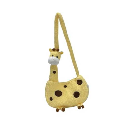 UxicRuya Giraffen Umhängetasche für Damen Und Mädchen, Einkaufstaschen, Niedliche Plüschtasche in Giraffenform UxicRuya Giraffen Umhängetasche für Damen Und Mädchen, Einkaufstaschen, Niedliche Plüschtasche in Giraffenform von UxicRuya