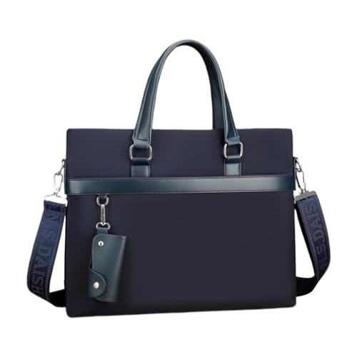 UxicRuya Herren Aktentasche Business Oxford Tuch Notebook Schultertasche für die tägliche Reisearbeit, Blau von UxicRuya