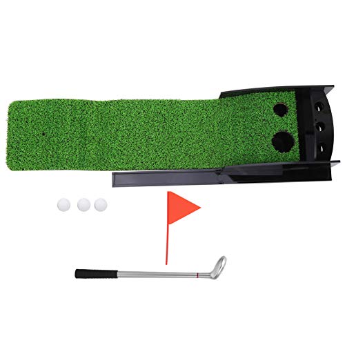 Putting Green, Minigolf Putting Green aus simuliertem Gras Hochwertiges Golfgeschenk zum Üben von im Innenbereich von Uxsiya