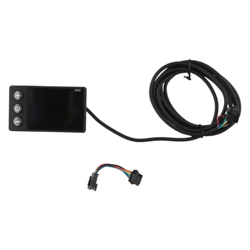 Uxsjakjsd S866 Elektrofahrrad-Display 24 V/36 V/48 V, Buntes LCD-Bildschirmmessgerät, SM Ebike Power Assisted Scooter Control Dashboard von Uxsjakjsd