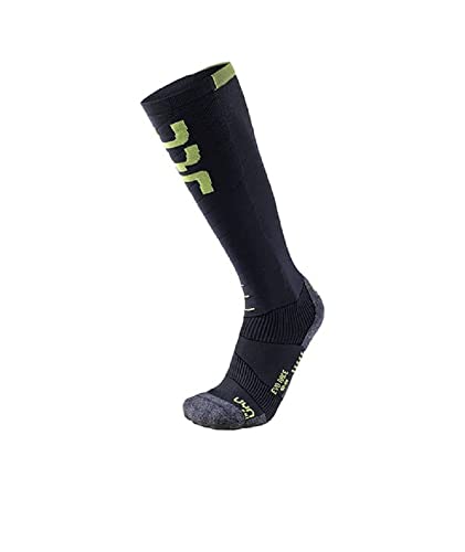 UYN Herren Uyn Ski Evo Race Man Herren Socke, Anthracite/Green Lime, 42-44 EU von UYN