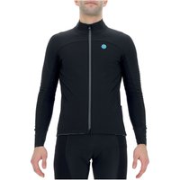 UYN Biking Coreshell Aerofit Fahrradjacke Herren black/black/turquoise XL von Uyn